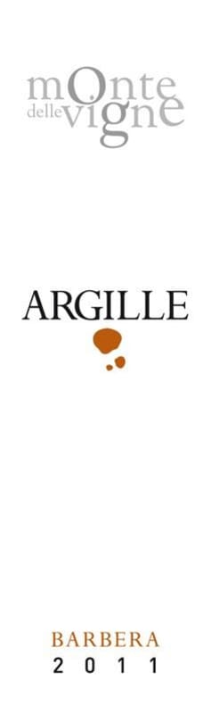 Monte delle Vigne Emilia Argille Barbera 2011 Front Label
