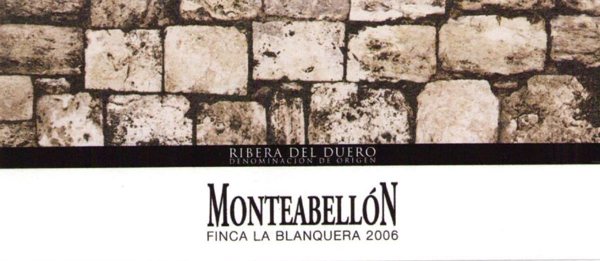Bodegas Monteabellon Finca la Blanquera 2006 Front Label