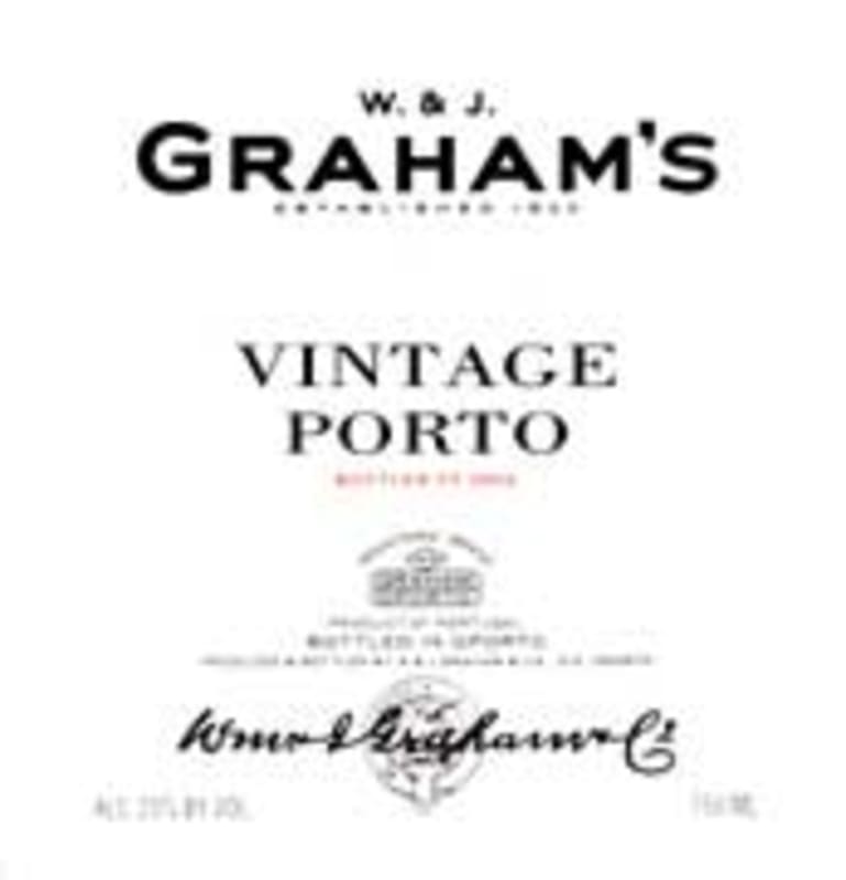 Graham's Vintage Port 1980 Front Label