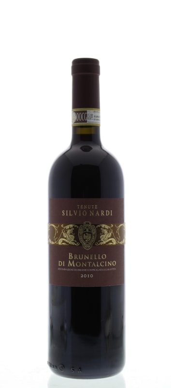 Tenute Silvio Nardi Brunello di Montalcino 2010 Front Bottle Shot