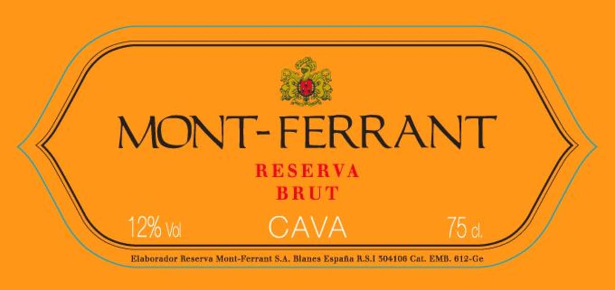 Mont-Ferrant Cava Brut Reserva 2007 Front Label