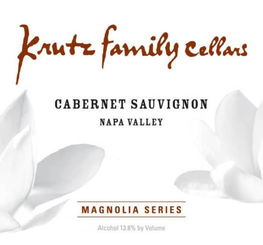 Krutz Family Cellars Magnolia Series Cabernet Sauvignon 2013 Front Label