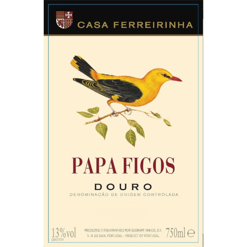 Casa Ferreirinha Papa Figos Red 2012 Front Label