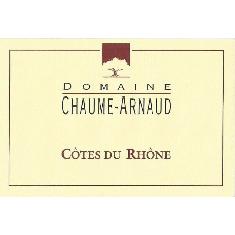Domaine Chaume-Arnaud Cotes du Rhone 2012 Front Label
