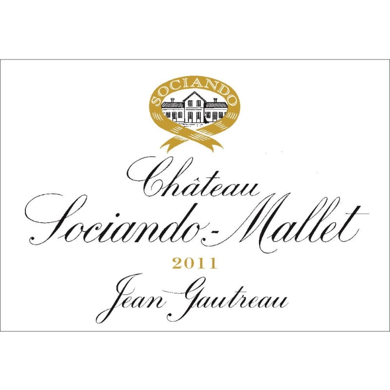 Chateau Sociando-Mallet 2011 Front Label