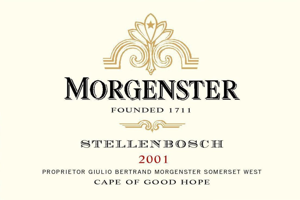 Morgenster Vertical Collection 2001 Front Label