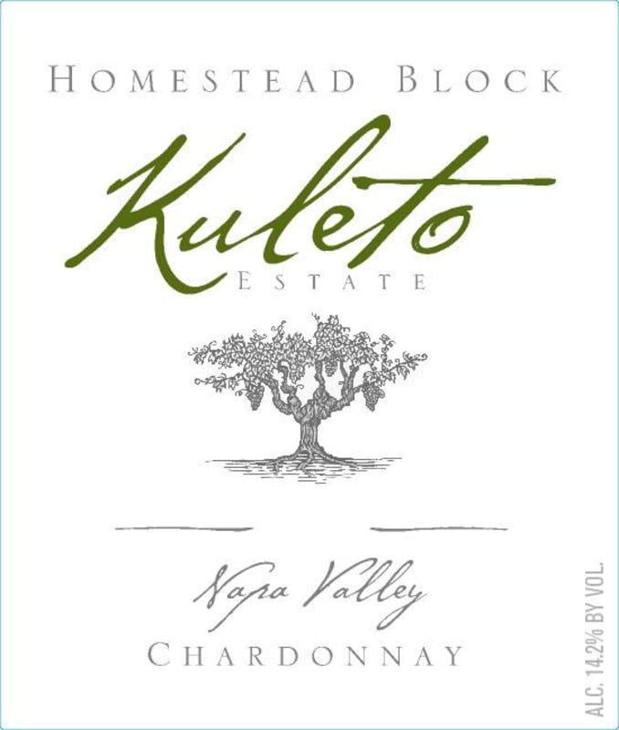 Kuleto Estate Homestead Chardonnay 2013 Front Label