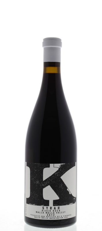 K Vintners River Rock Syrah 2012 Front Bottle Shot