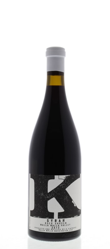 K Vintners Rockgarden Syrah 2012 Front Bottle Shot