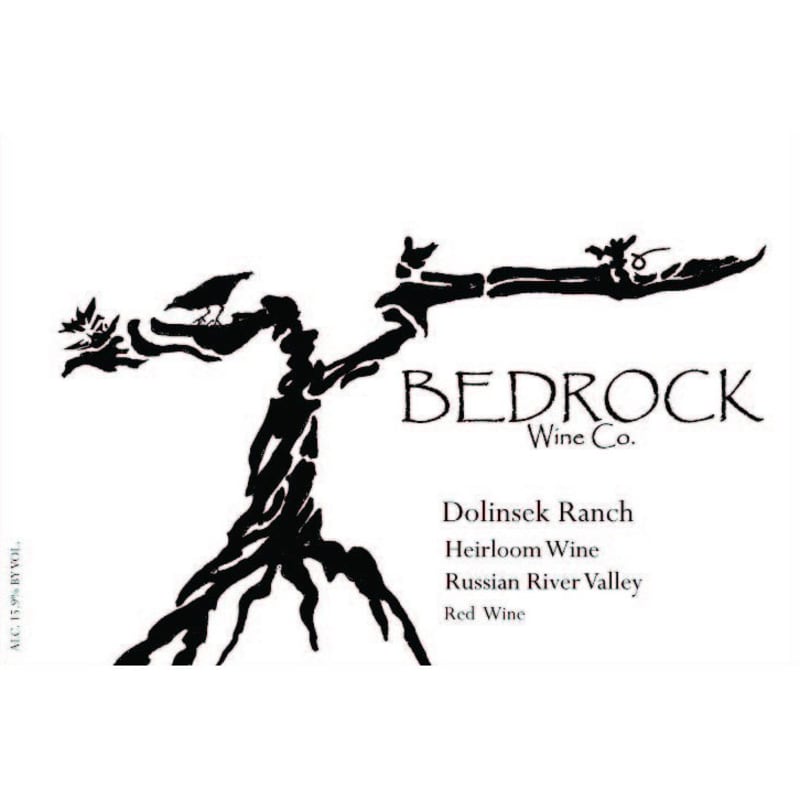 Bedrock Wine Company Dolinsek Ranch Heritage 2013 Front Label