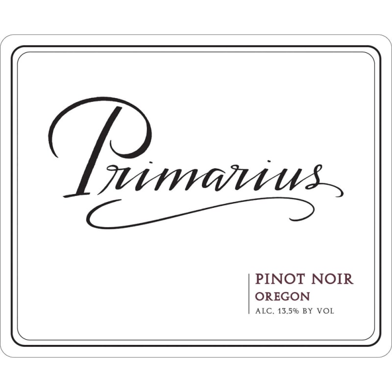 Primarius Pinot Noir 2013 Front Label