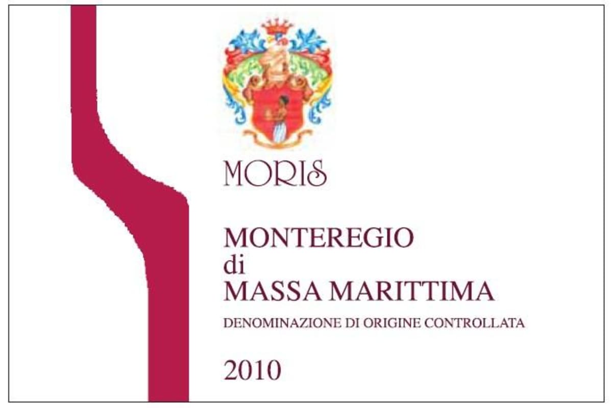 Morisfarms Monteregio di Massa Marittima Rosso 2010 Front Label