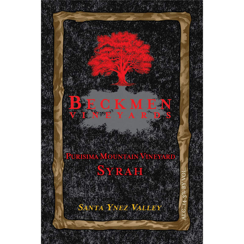 Beckmen Purisima Mountain Vineyard Syrah 2012 Front Label