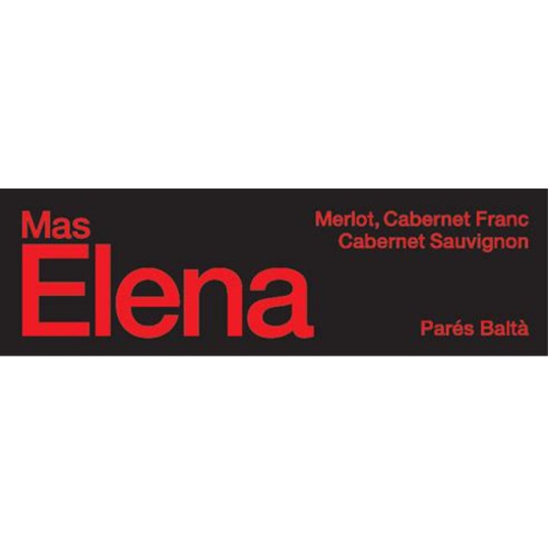 Pares Balta Mas Elena 2011 Front Label