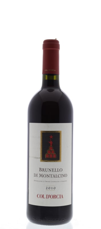 Col d'Orcia Brunello di Montalcino 2010 Front Bottle Shot