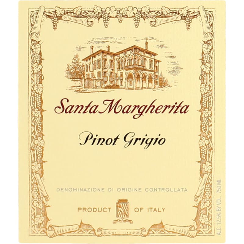 Santa Margherita Pinot Grigio (375ML half-bottle) 2014 Front Label
