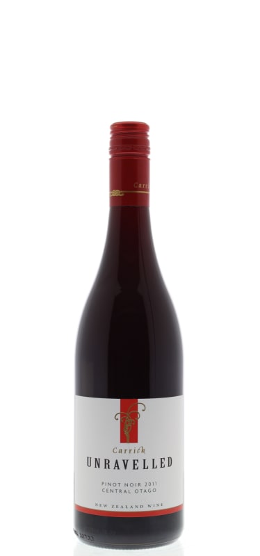 Carrick Unravelled Pinot Noir 2011 Front Bottle Shot