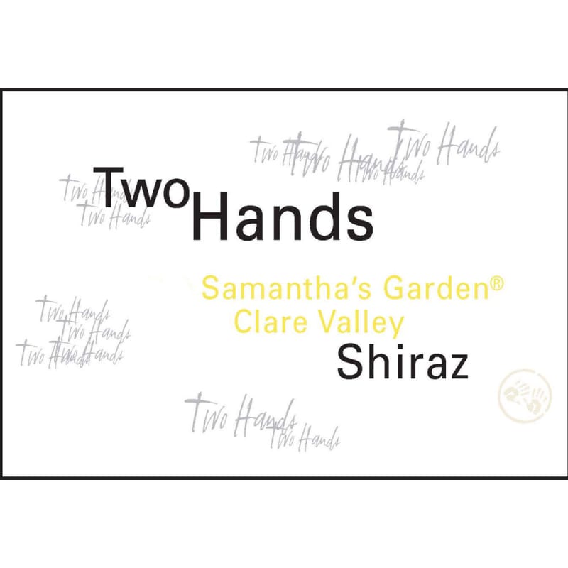 Two Hands Samantha's Garden Shiraz 2012 Front Label