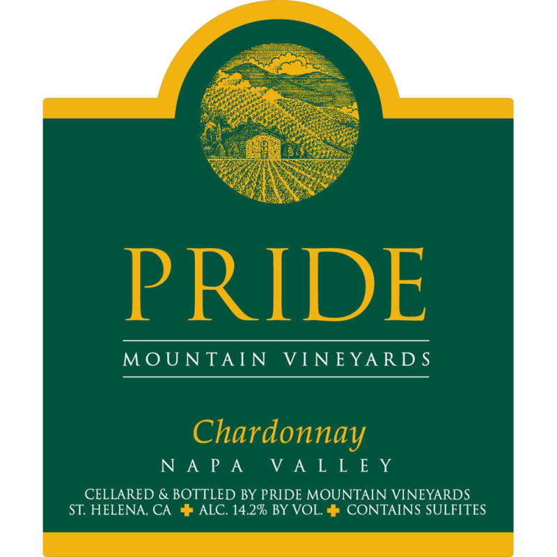 Pride Mountain Vineyards Vintner's Select Chardonnay 2004 Front Label