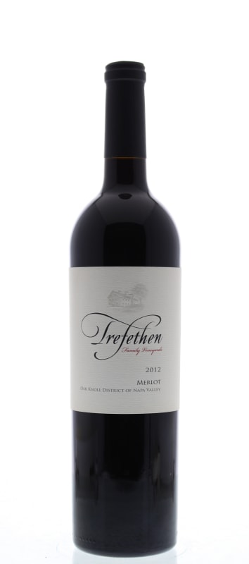 Trefethen Merlot 2012 Front Bottle Shot