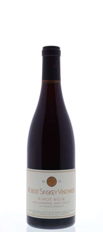 Robert Sinskey Los Carneros Pinot Noir 2012 Front Bottle Shot
