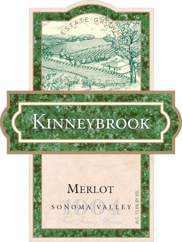 Kunde Kinneybrook Merlot 2009 Front Label