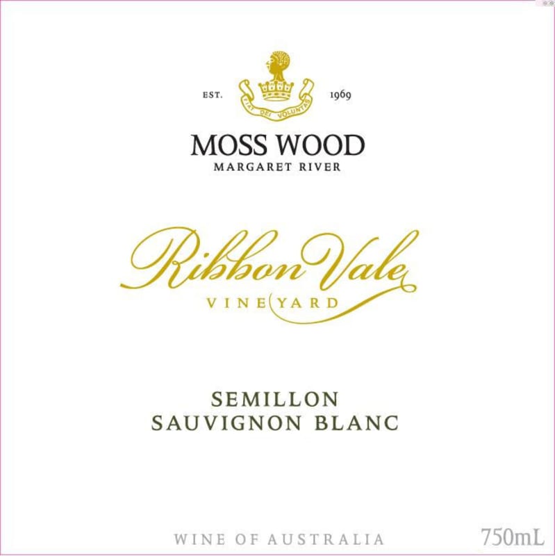 Moss Wood Ribbon Vale Semillon Sauvignon Blanc 2015 Front Label
