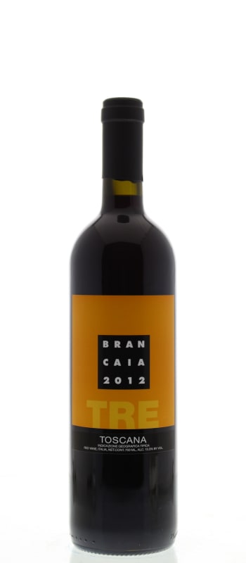 Brancaia Tre 2012 Front Bottle Shot