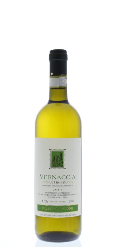Fontaleoni Vernaccia Di San Gimignano 2014 Front Bottle Shot