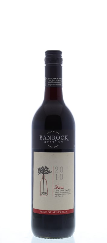 Banrock Station Shiraz 2010 Front Bottle Shot