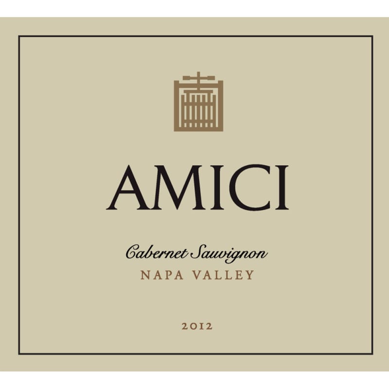 Amici Napa Valley Cabernet Sauvignon 2012 Front Label
