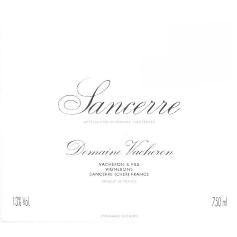 Domaine Vacheron Rose 2014 Front Label