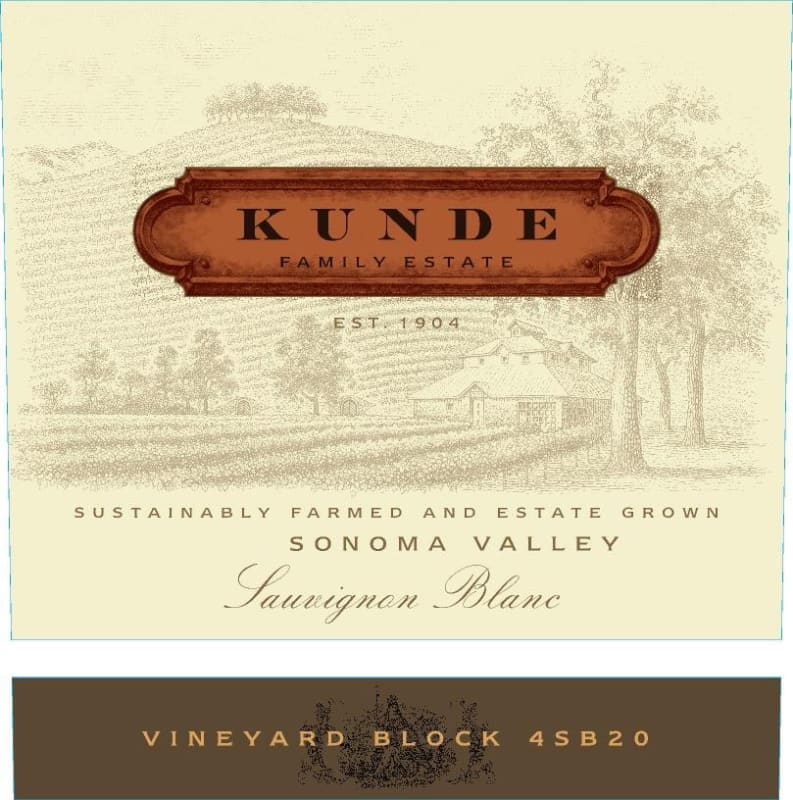 Kunde Block 4SB20 Sauvignon Blanc 2011 Front Label