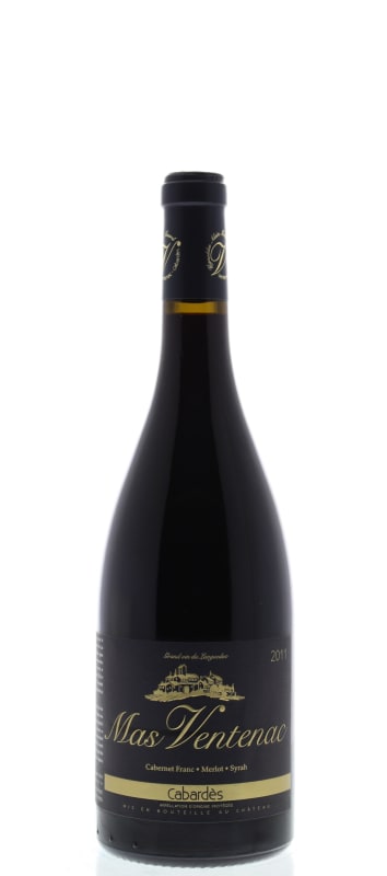 Mas Ventenac Cabardes 2011 Front Bottle Shot