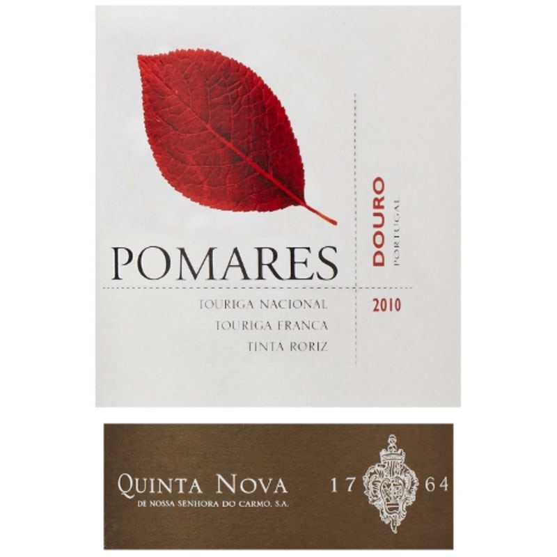 Quinta Nova Pomares Red 2010 Front Label