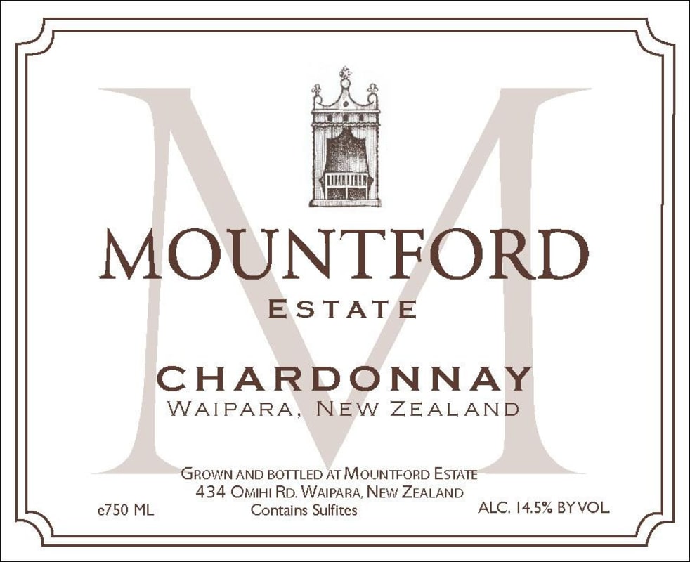 Mountford Chardonnay 2007 Front Label