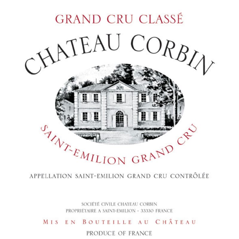 Chateau Corbin 2014 Front Label