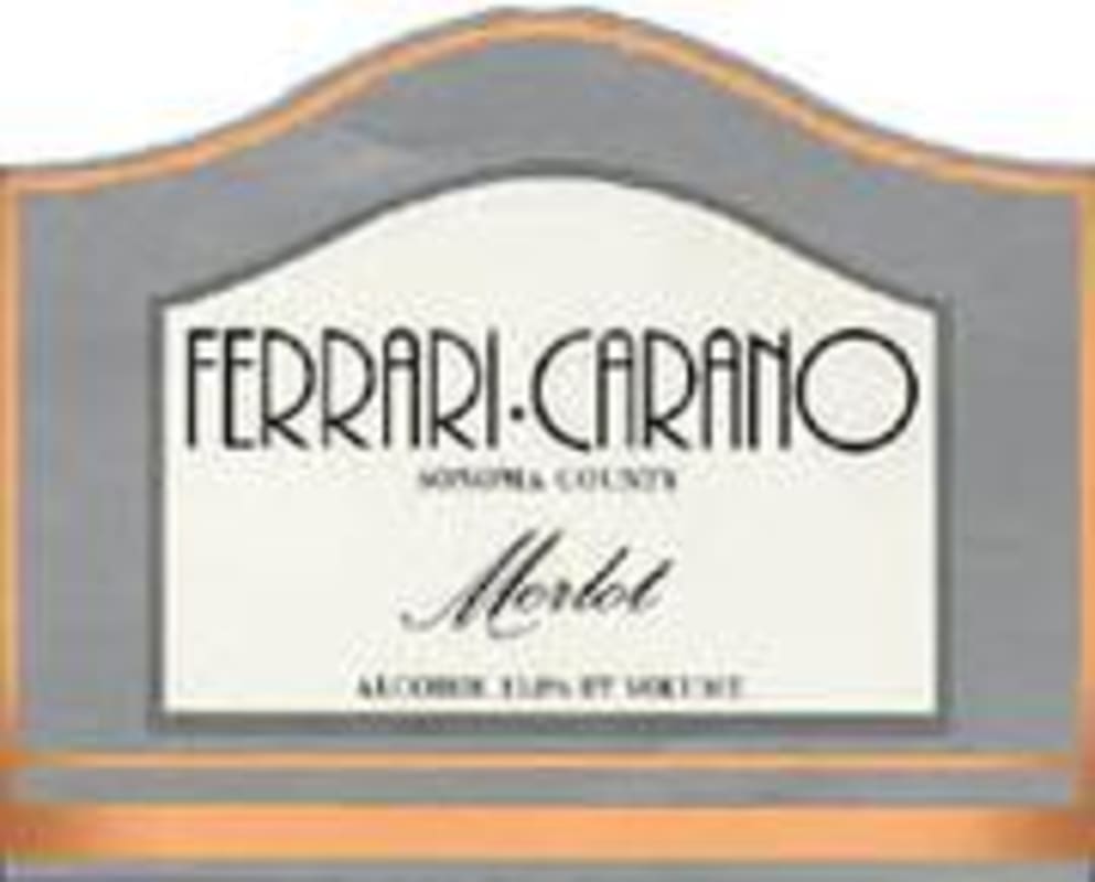 Ferrari-Carano Merlot 1997 Front Label