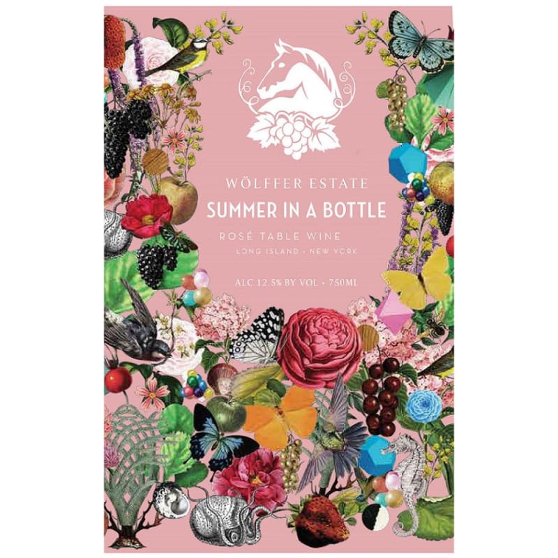 Wolffer Summer in a Bottle White 2014 Front Label