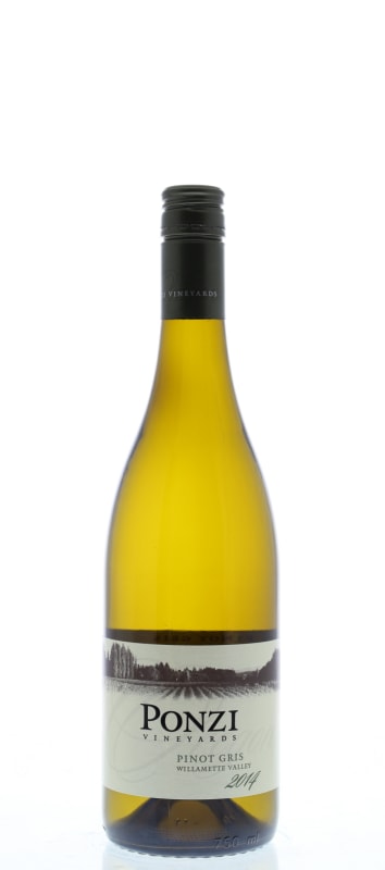 Ponzi Pinot Gris 2014 Front Bottle Shot