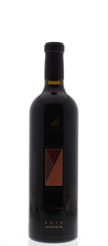 Justin Isosceles 2012 Front Bottle Shot