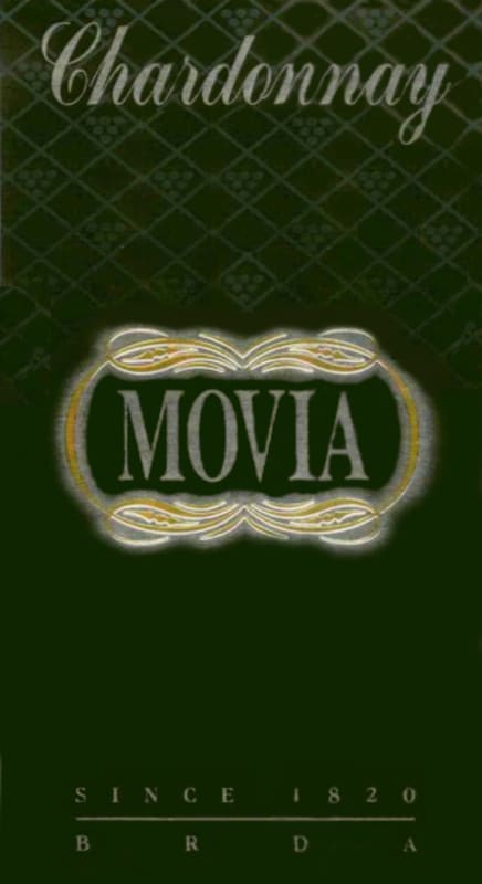 Movia Primorska Chardonnay 2002 Front Label