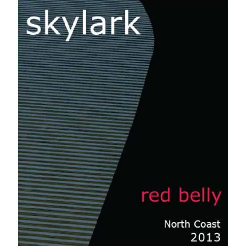 Skylark Red Belly 2013 Front Label