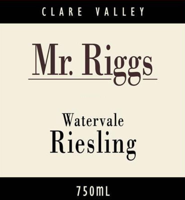 Mr. Riggs Riesling 2009 Front Label