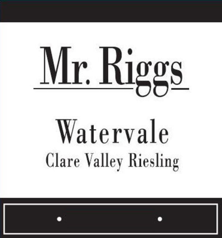 Mr. Riggs Riesling 2015 Front Label