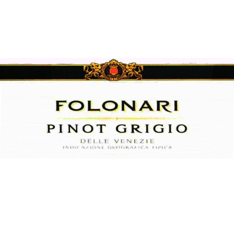 Folonari Pinot Grigio 2012 Front Label