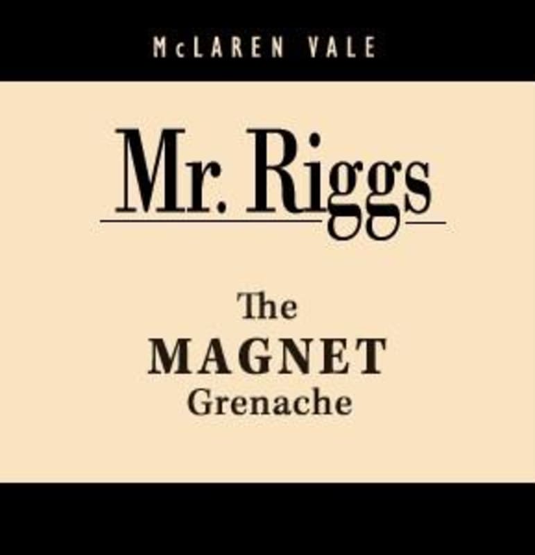 Mr. Riggs The Magnet Grenache 2014 Front Label
