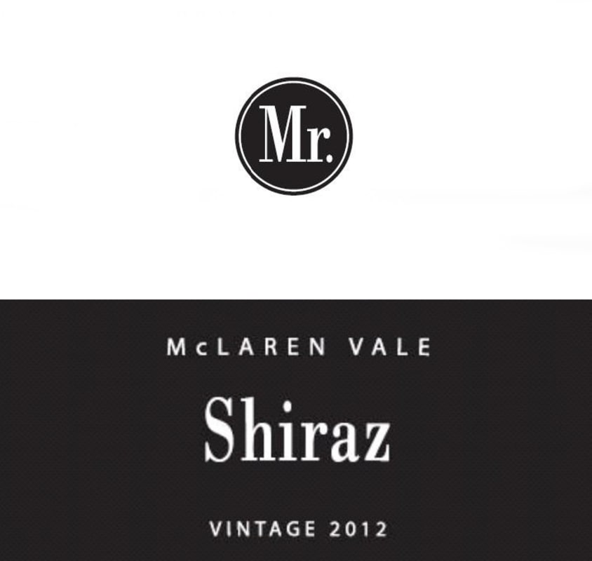 Mr. Riggs Scarce Earth Shiraz 2012 Front Label