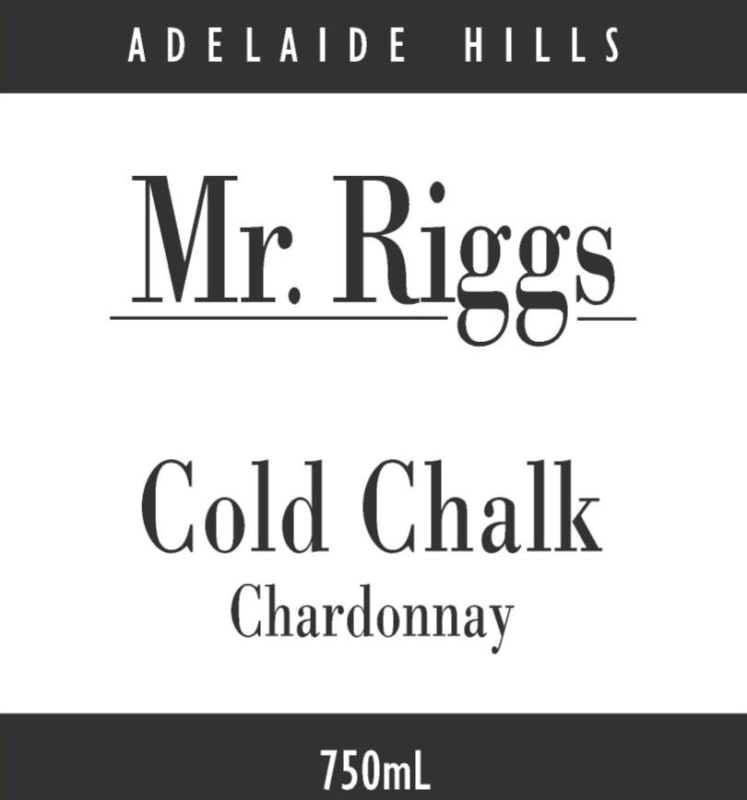 Mr. Riggs Cold Chalk Chardonnay 2014 Front Label