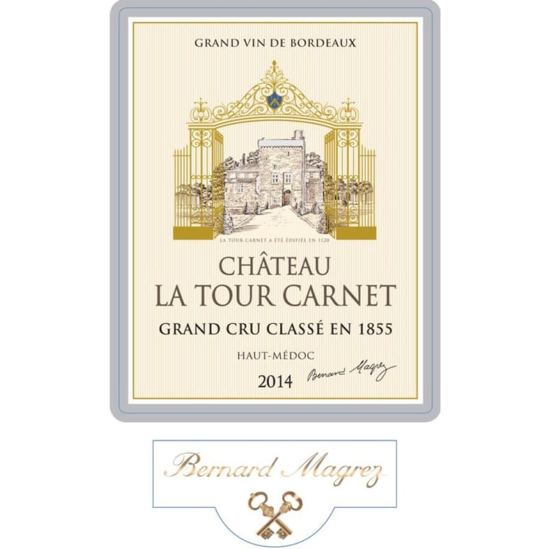 Chateau La Tour Carnet 2014 Front Label